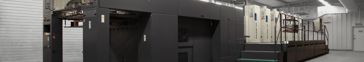 Maschine im Drucksaal